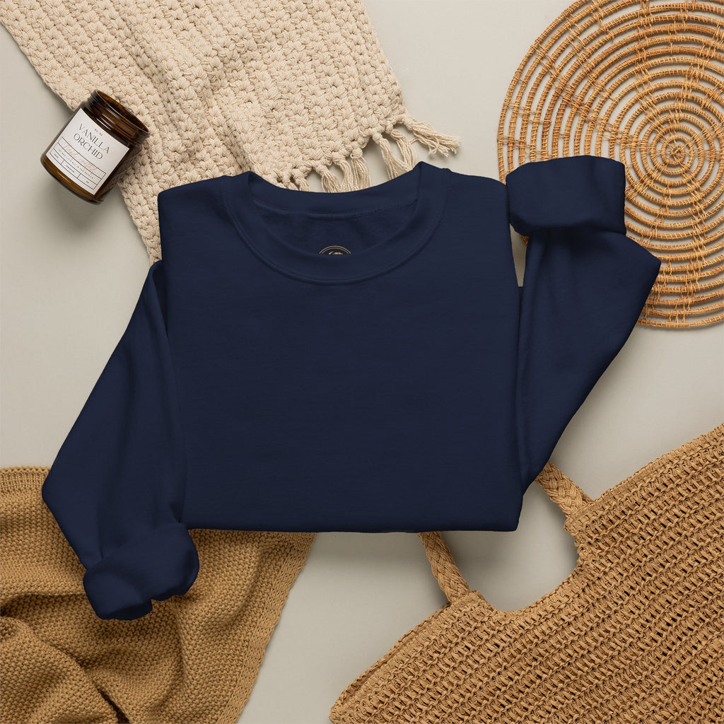 Tarot The Fool Crewneck Sweatshirt — 'Trust the Journey' Vintage Tarot Card Pullover