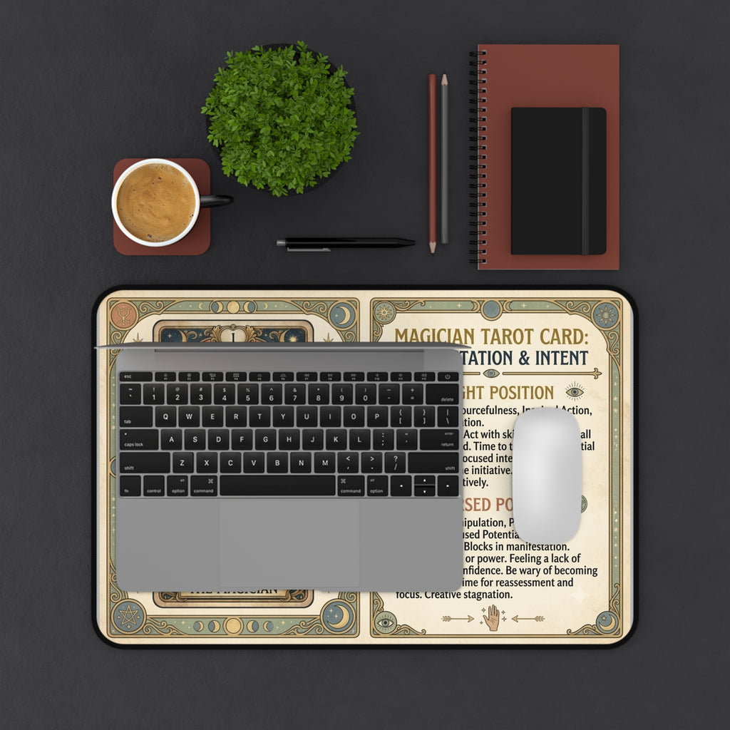 The Magician Tarot Card desk mat mouse pad by Arcana Forge – product image 5 of 12