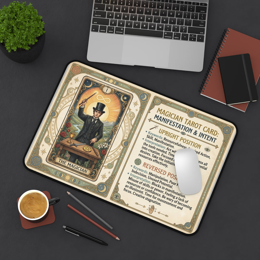 The Magician Tarot Card desk mat mouse pad by Arcana Forge – product image 6 of 12