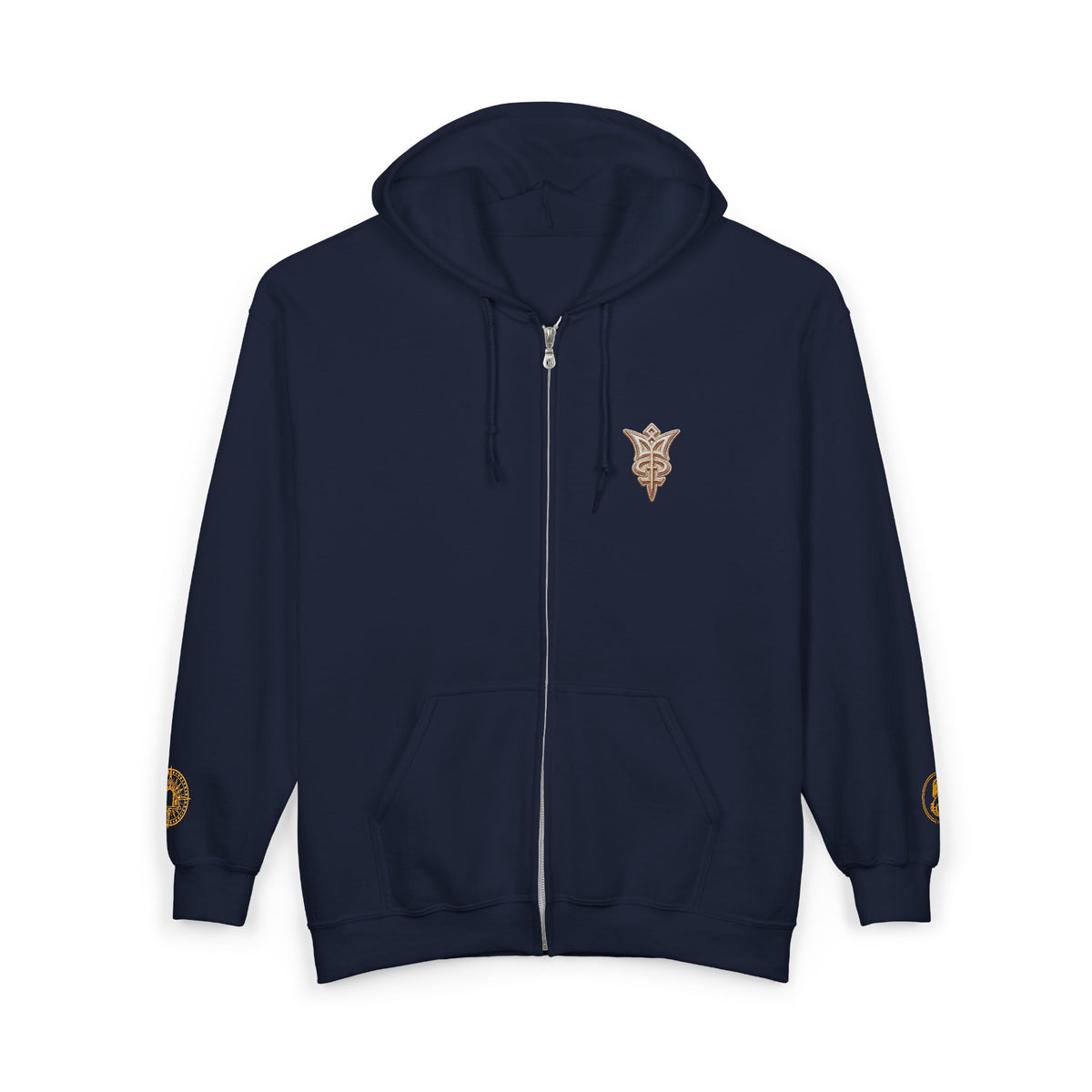Sentinel Sigil full-zip hoodie by Arcana Forge – product image 6 of 20