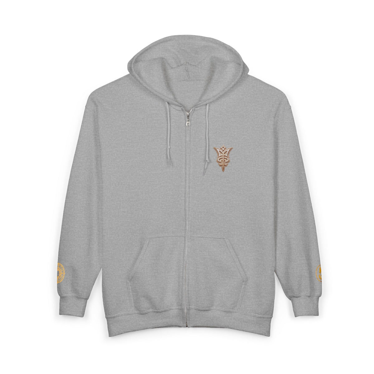 Sentinel Sigil full-zip hoodie by Arcana Forge – product image 3 of 20