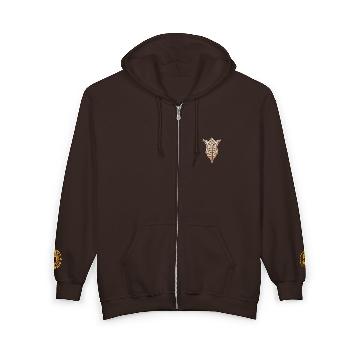 Sentinel Sigil full-zip hoodie by Arcana Forge – product image 4 of 20