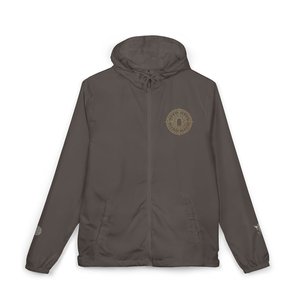 Crest Sigil full-zip hooded windbreaker jacket by Arcana Forge – product image 2 of 20