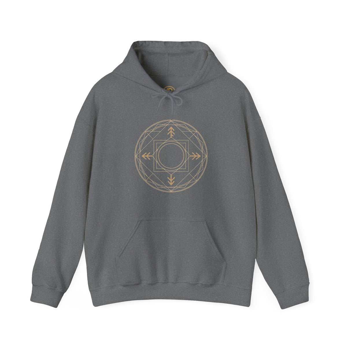Compass Sigil heavy blend hooded sweatshirt by Arcana Forge – product image 1 of 12