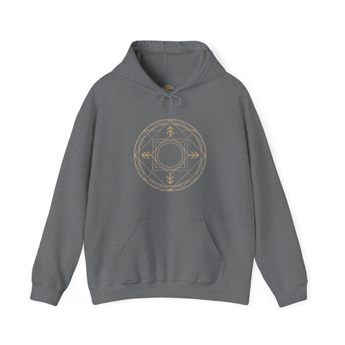 Compass Sigil heavy blend hooded sweatshirt by Arcana Forge – product image 1 of 12