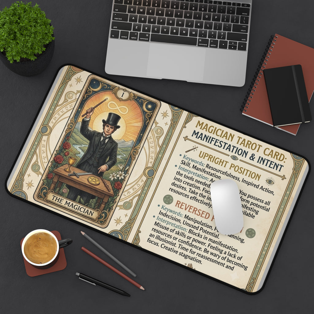 The Magician Tarot Card desk mat mouse pad by Arcana Forge – product image 9 of 12