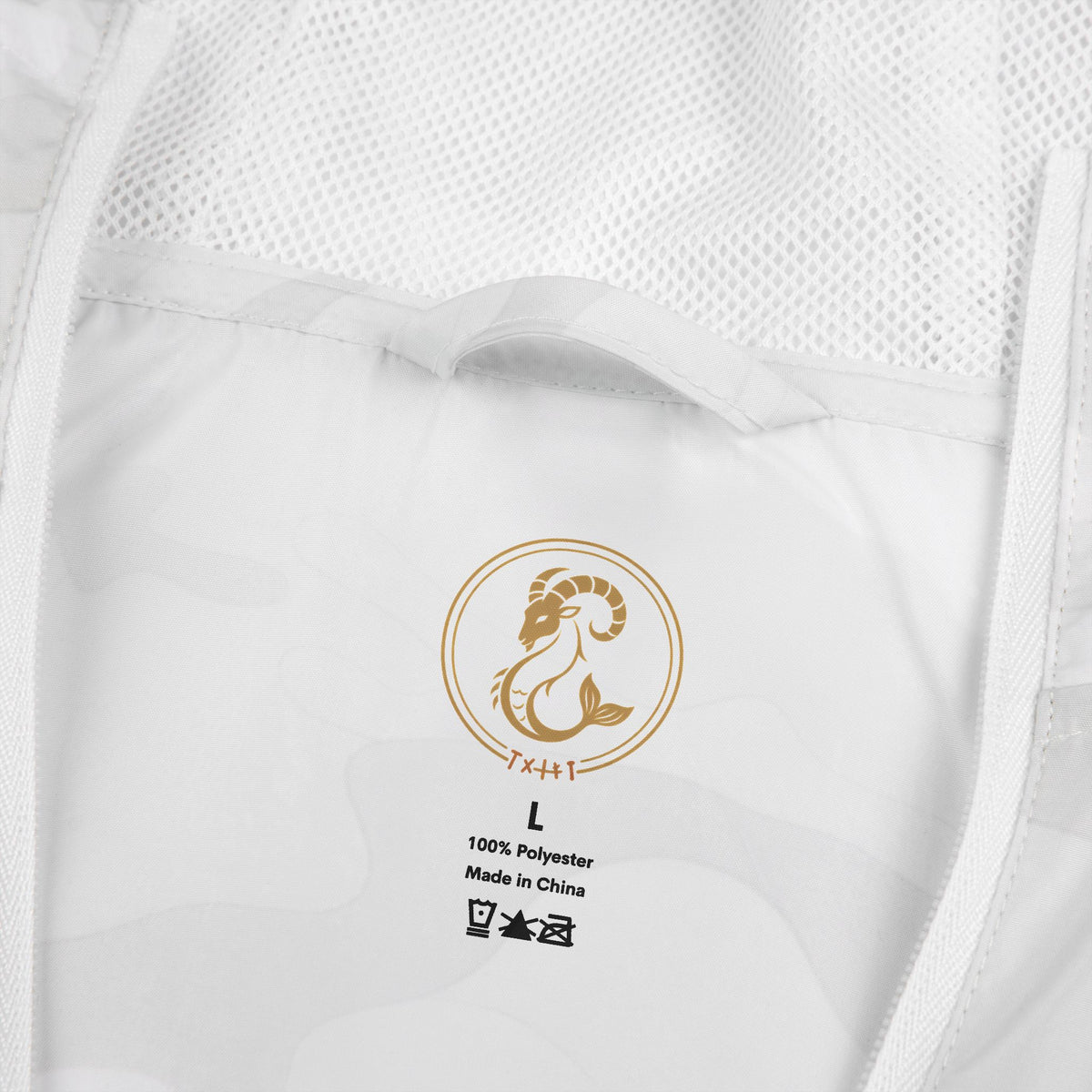 Crest Sigil full-zip hooded windbreaker jacket by Arcana Forge – product image 8 of 20