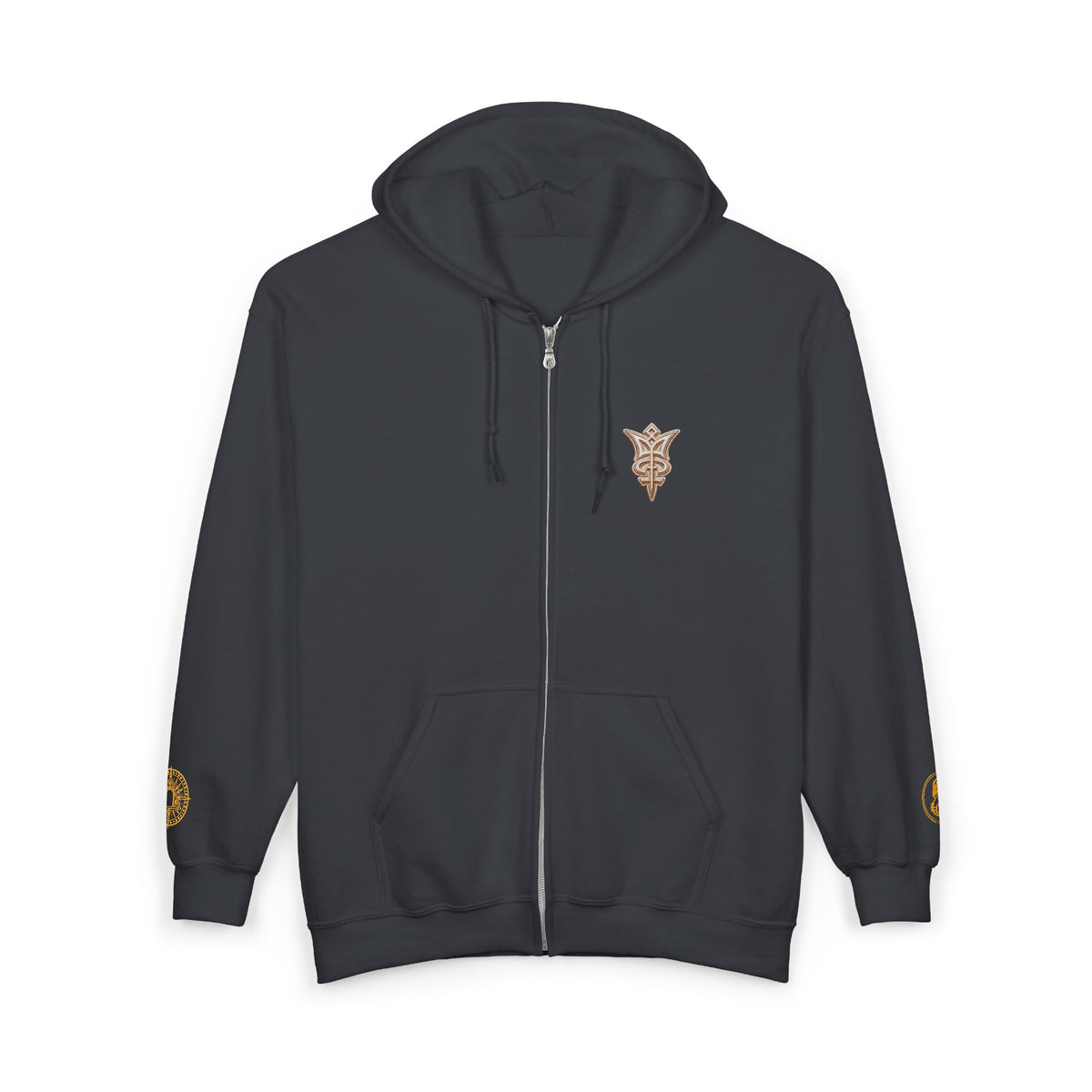 Sentinel Sigil full-zip hoodie by Arcana Forge – product image 5 of 20