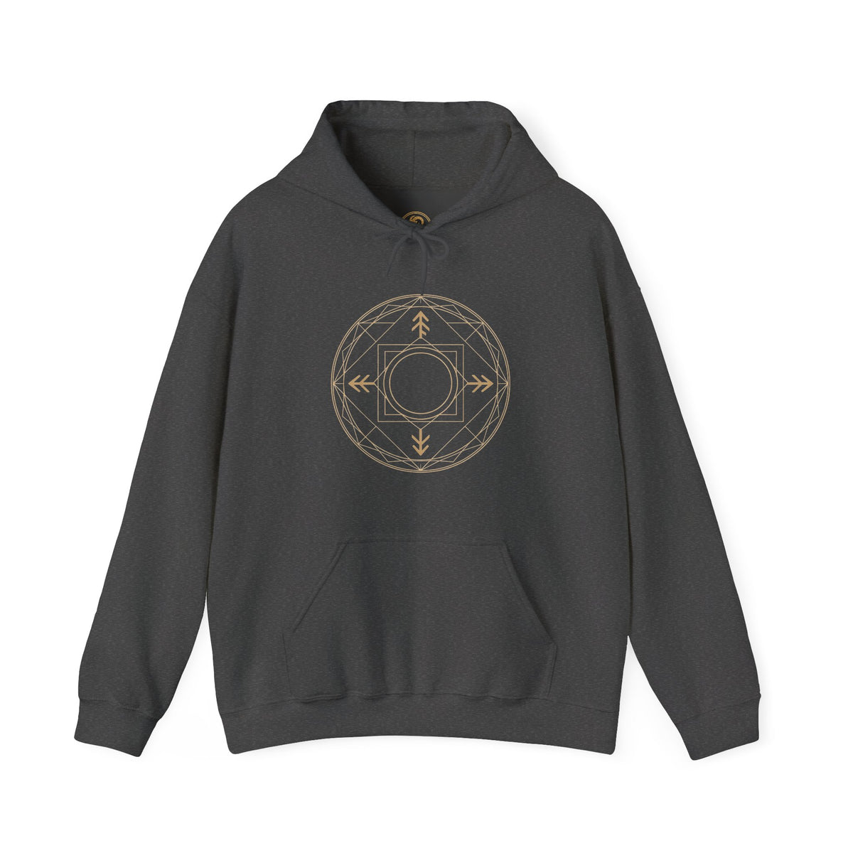 Compass Sigil heavy blend hooded sweatshirt by Arcana Forge – product image 2 of 12