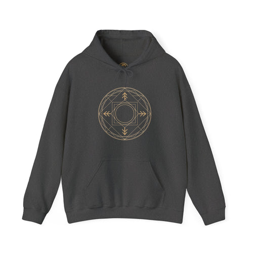 Compass Sigil heavy blend hooded sweatshirt by Arcana Forge – product image 2 of 12