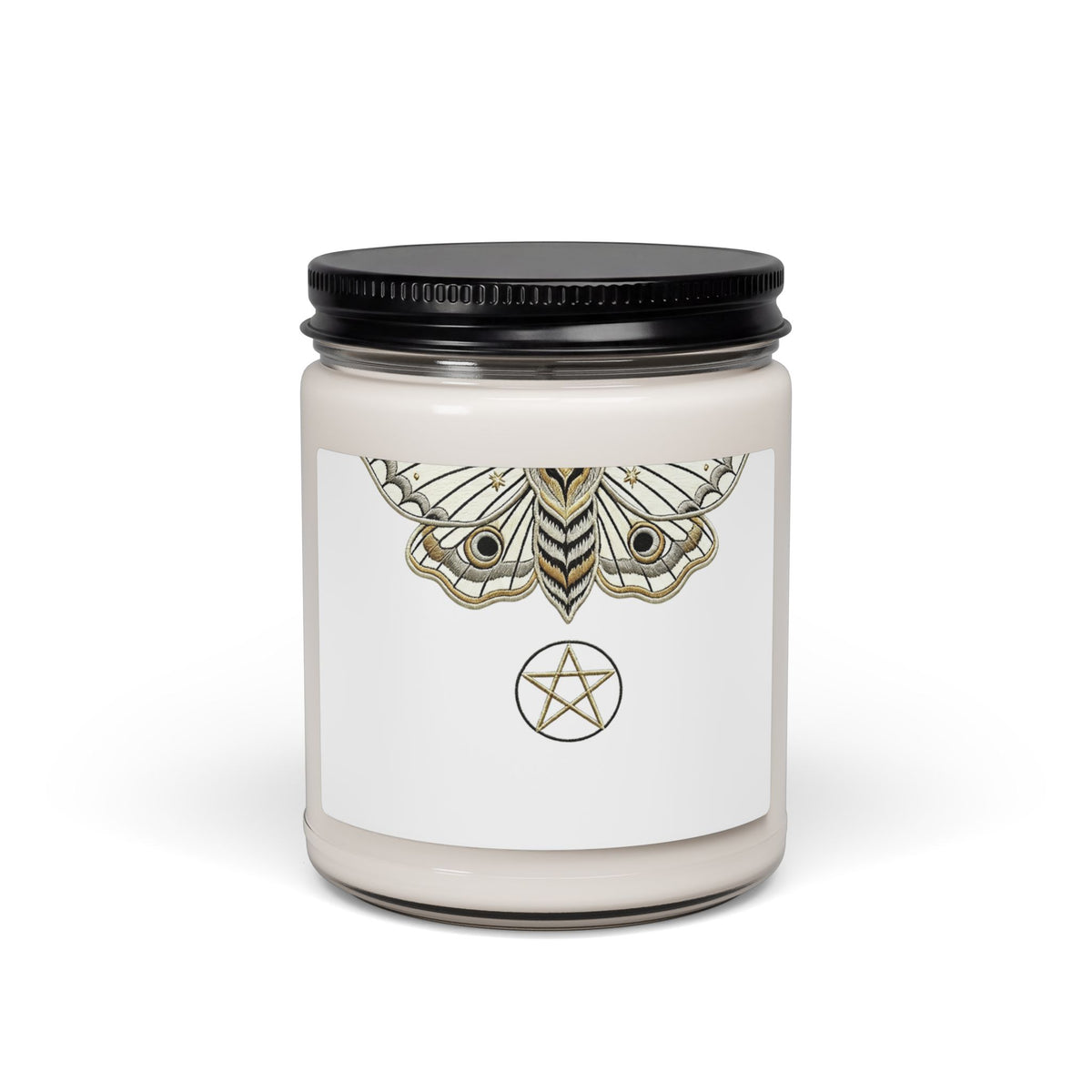 Mystical Owl Pentagram Scented Soy Candle