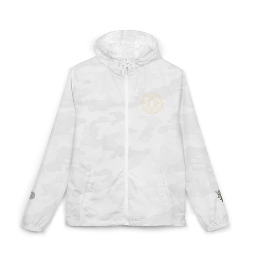 Crest Sigil full-zip hooded windbreaker jacket by Arcana Forge – product image 1 of 20