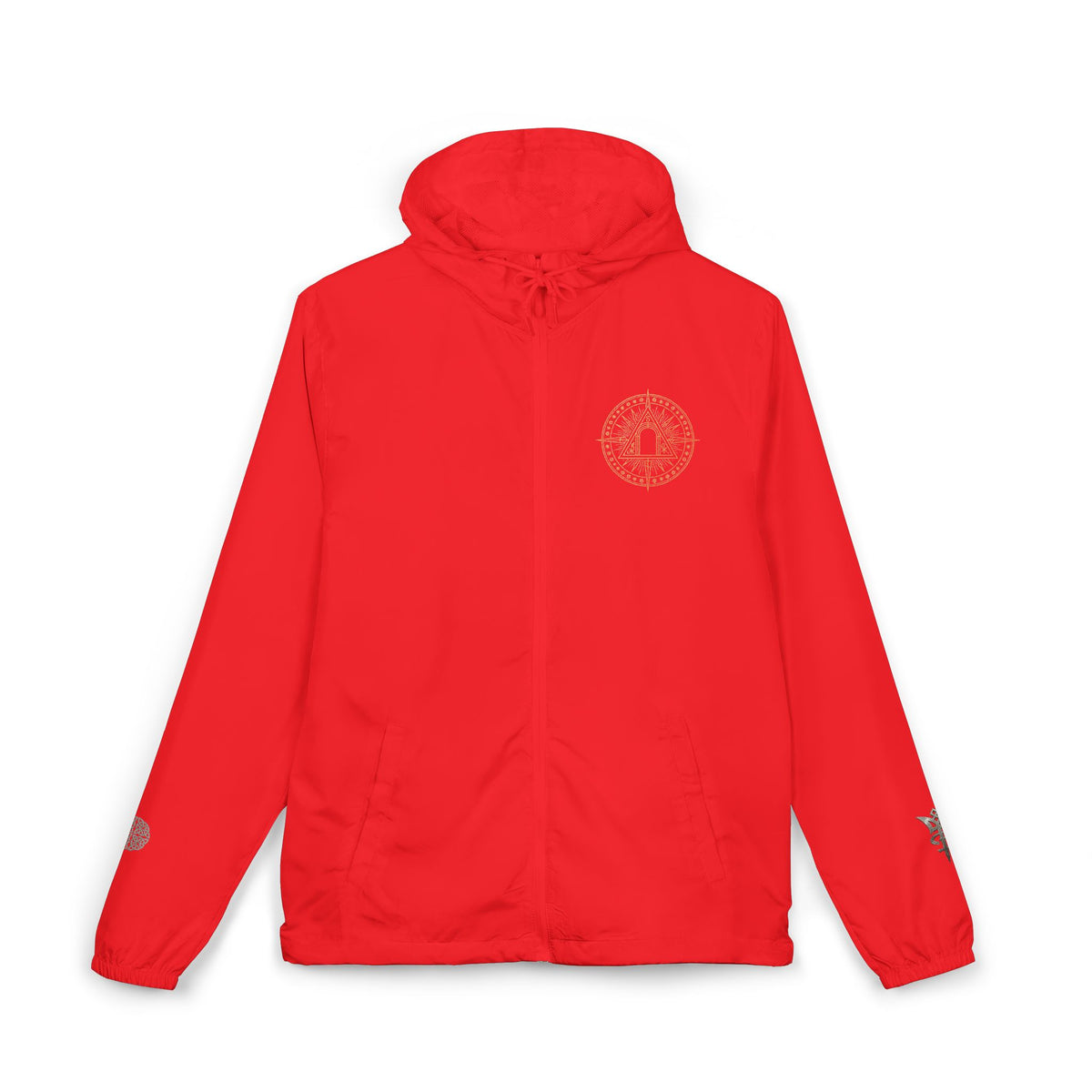 Crest Sigil full-zip hooded windbreaker jacket by Arcana Forge – product image 5 of 20