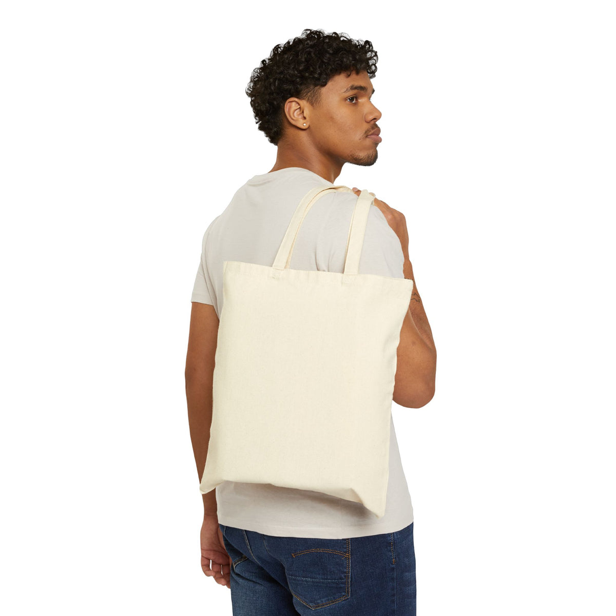 Moth and Pentagram Gothic Canvas Tote Bag