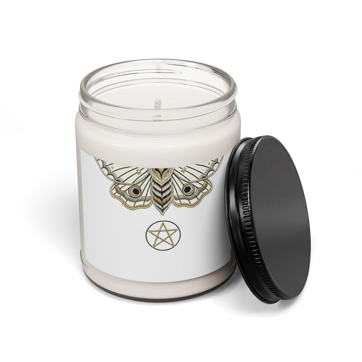 Mystical Owl Pentagram Scented Soy Candle