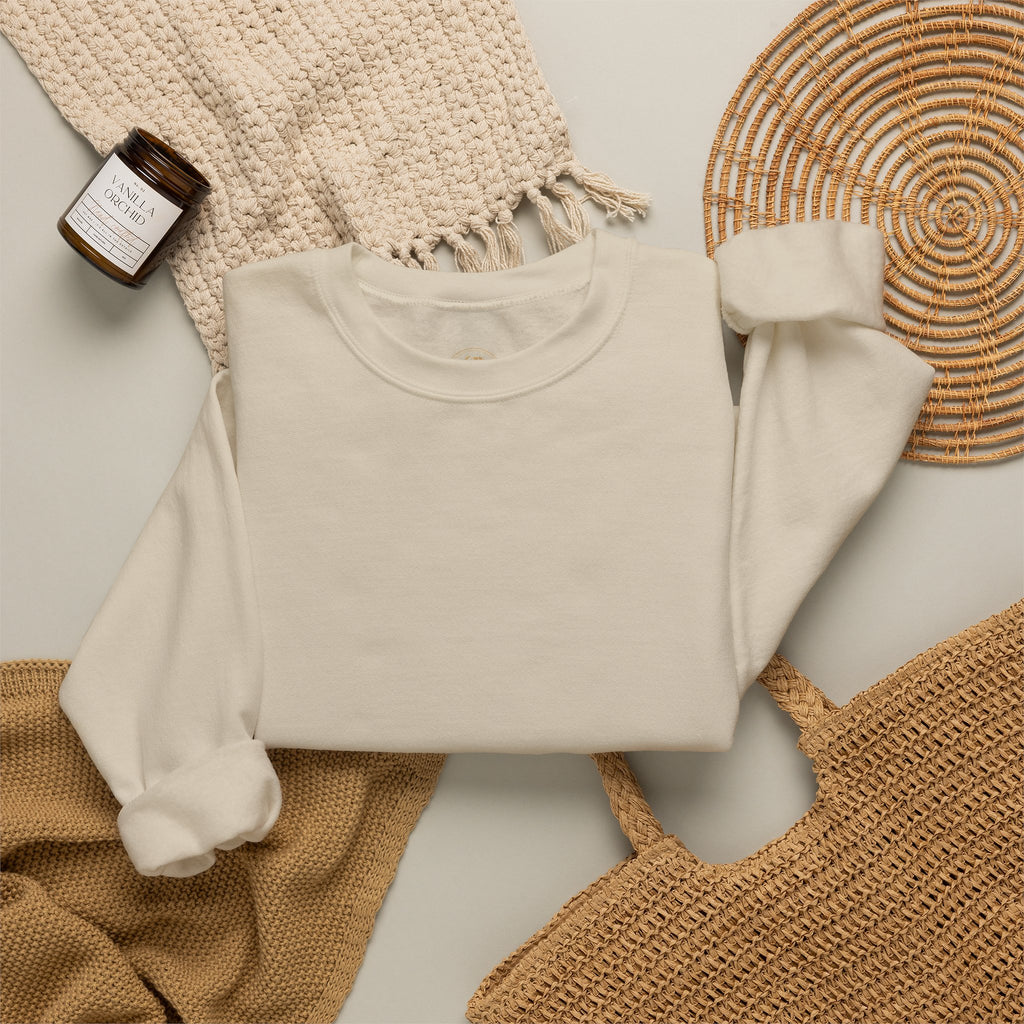 Tarot The Fool Crewneck Sweatshirt — 'Trust the Journey' Vintage Tarot Card Pullover