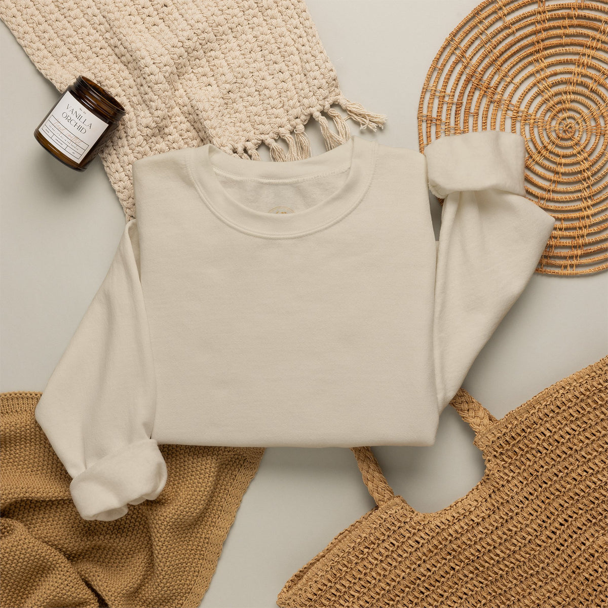 Tarot The Fool Crewneck Sweatshirt — 'Trust the Journey' Vintage Tarot Card Pullover