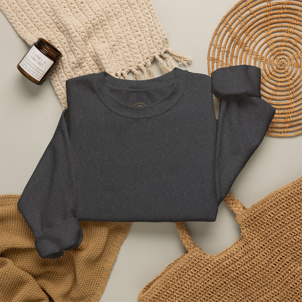 Tarot The Fool Crewneck Sweatshirt — 'Trust the Journey' Vintage Tarot Card Pullover