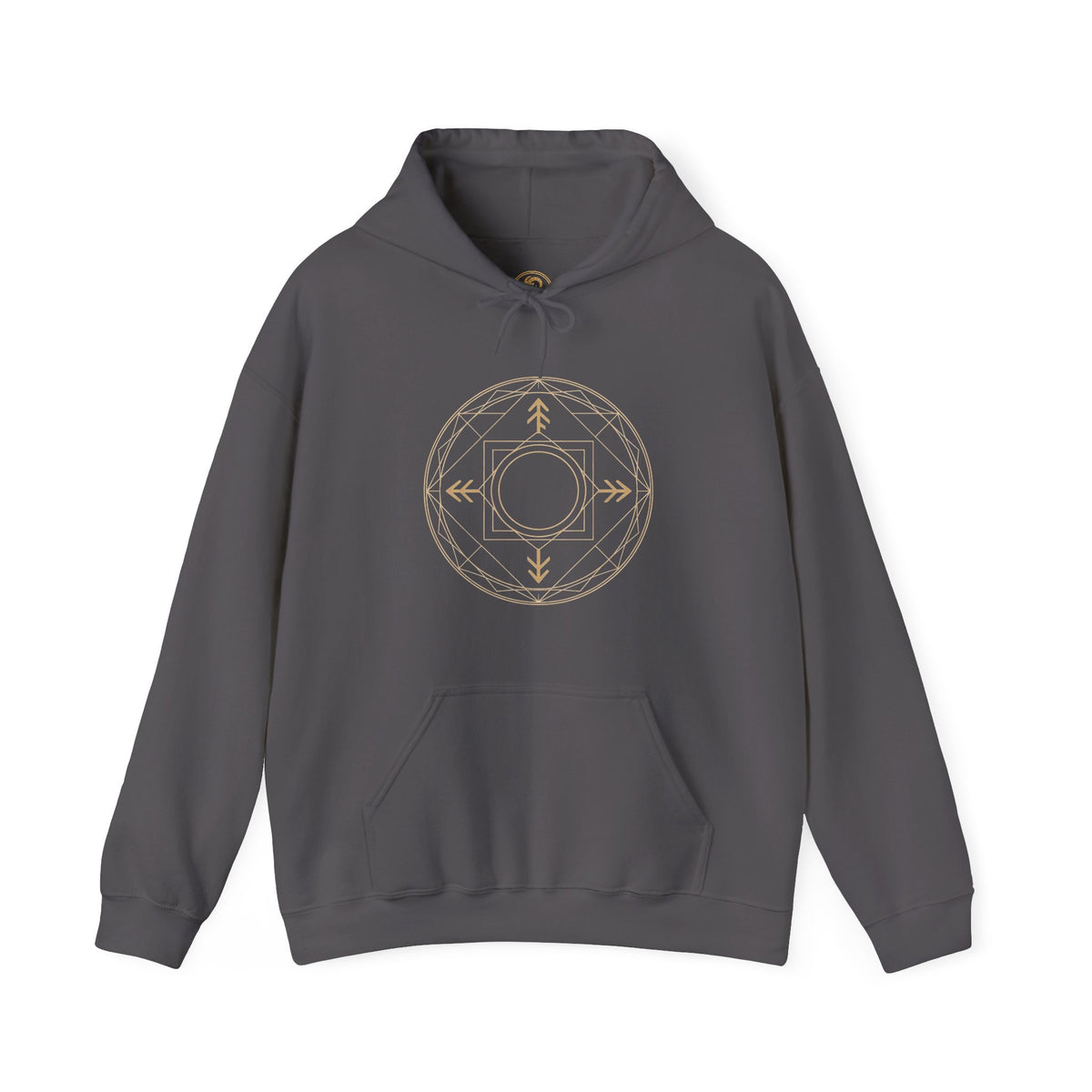 Compass Sigil heavy blend hooded sweatshirt by Arcana Forge – product image 3 of 12